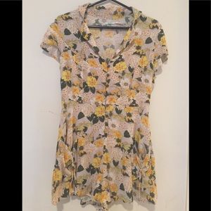 Urban Outfitters Floral  Kimchi Blue Romper
